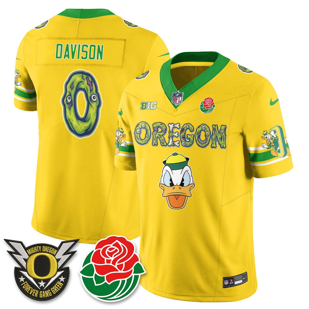 ORE Zombie Halloween Vapor Limited Jersey - Stitched