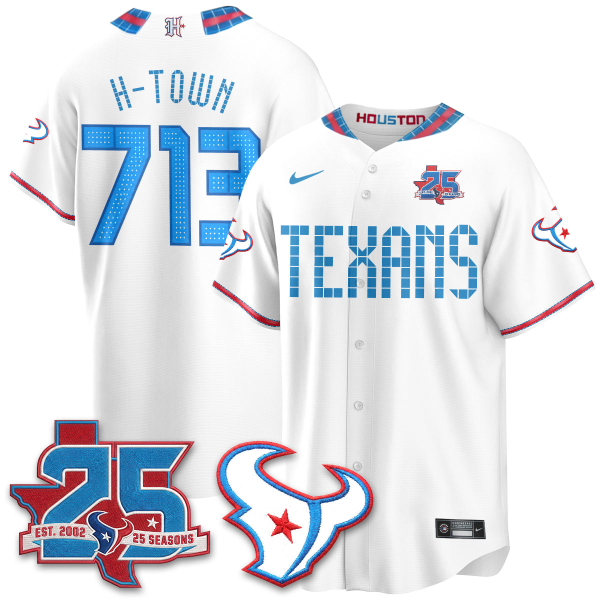 HOU 2026 Rivalries Baseball Vapor Jersey - Stitched