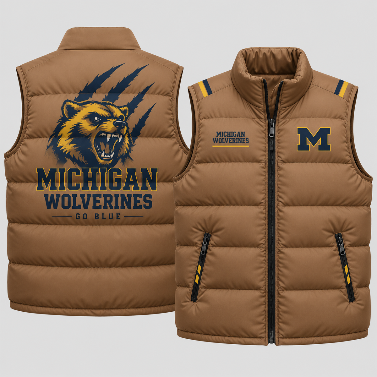 MICH  2026 Military Appreciation Puffer Vest - Printed