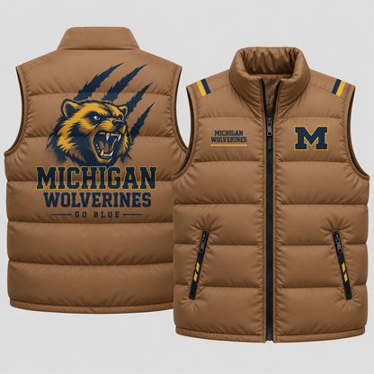 MICH  2026 Military Appreciation Puffer Vest - Printed