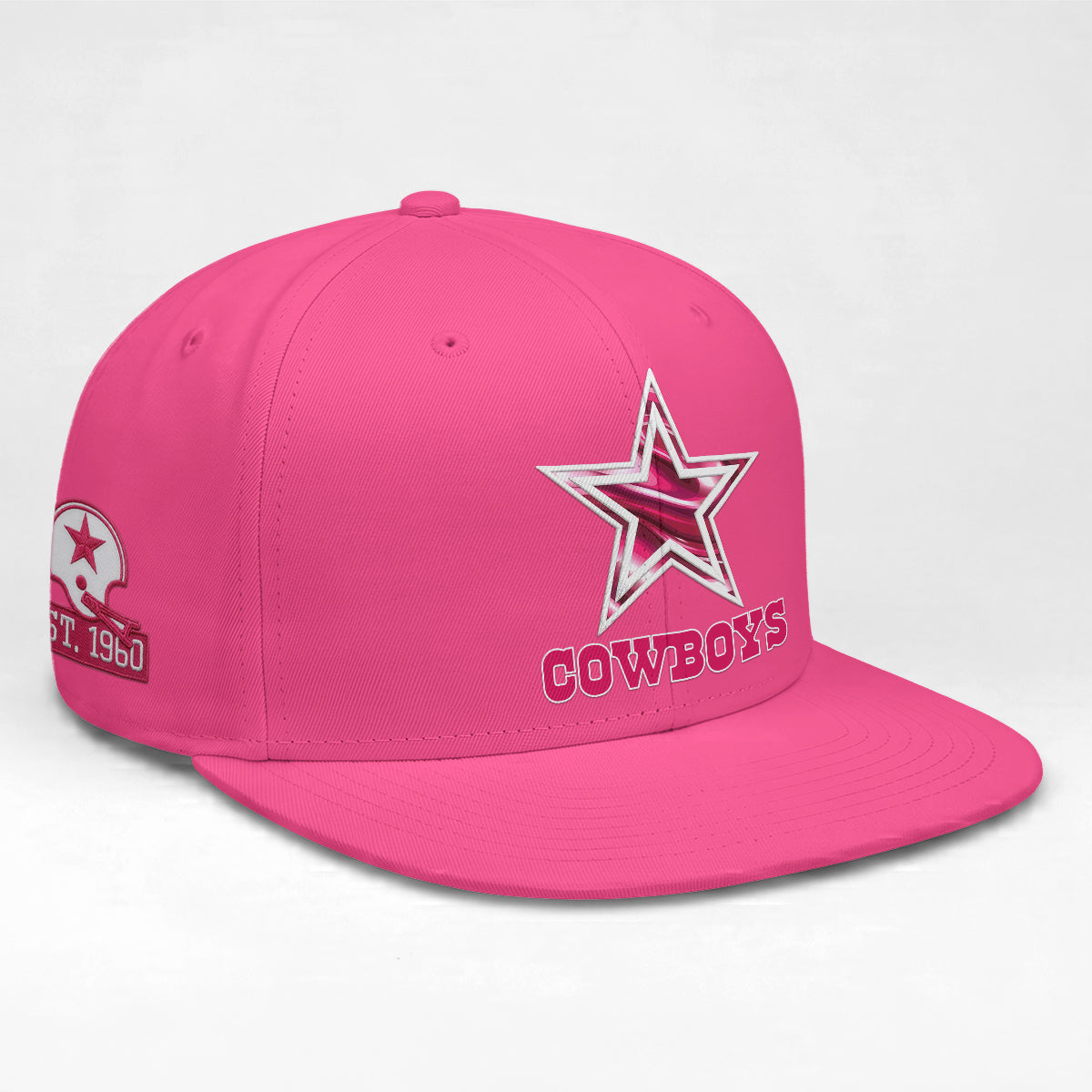 Dallas Cowboys Breast Cancer Awareness Edition Snapback Cap - Printed