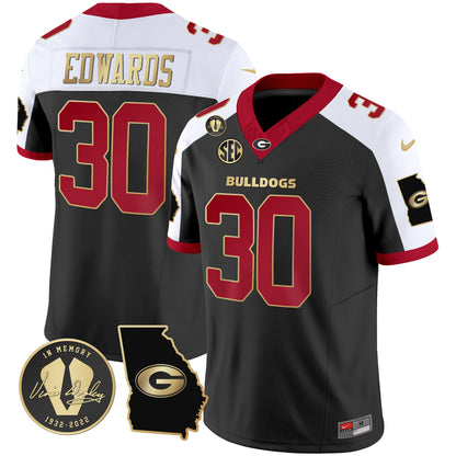 Georgia Bulldogs 2024 Vapor Jersey V3 - Georgia Map - All Stitched