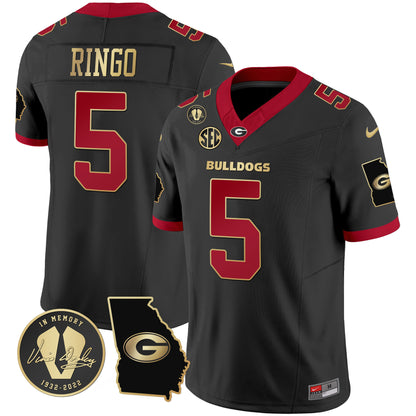 Georgia Bulldogs 2024 Vapor Jersey V3 - Georgia Map - All Stitched