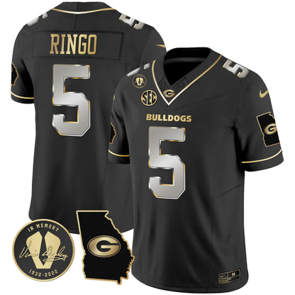 Georgia Bulldogs 2024 Vapor Jersey V3 - Georgia Map - All Stitched