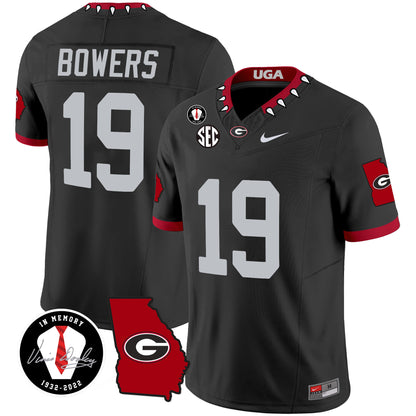 Georgia Bulldogs 2024 Vapor Jersey V3 - Georgia Map - All Stitched