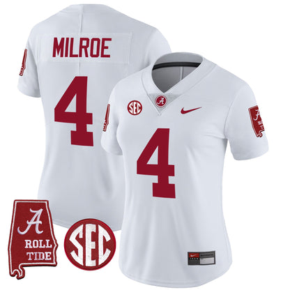 Women's Alabama Crimson Tide Vapor Limited Jersey V3 - Alabama Map - All Stitched