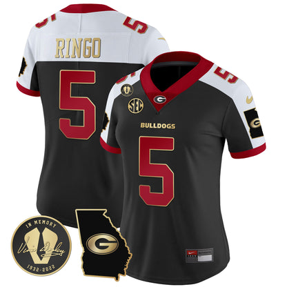 Women's Georgia Bulldogs 2024 Vapor Jersey V3 - Georgia Map - All Stitched