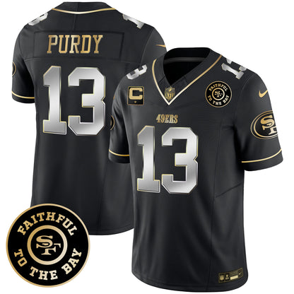 49ers Faithful To The Bay Patch Vapor Limited Jersey V7 - All Stitched