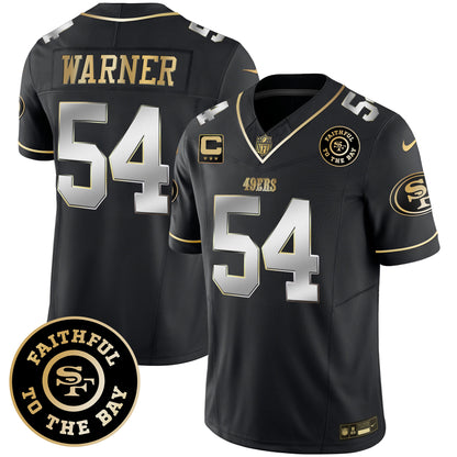 49ers Faithful To The Bay Patch Vapor Limited Jersey V7 - All Stitched