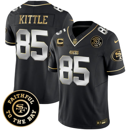 49ers Faithful To The Bay Patch Vapor Limited Jersey V7 - All Stitched