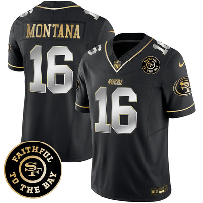 49ers Faithful To The Bay Patch Vapor Limited Jersey V7 - All Stitched