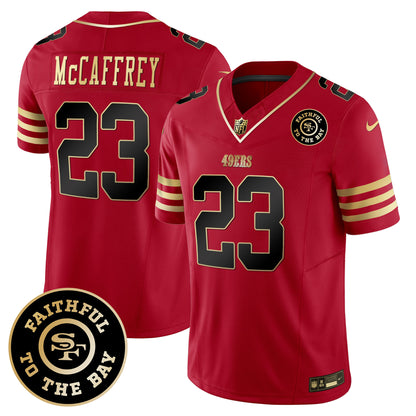 49ers Faithful To The Bay Patch Vapor Limited Jersey V7 - All Stitched