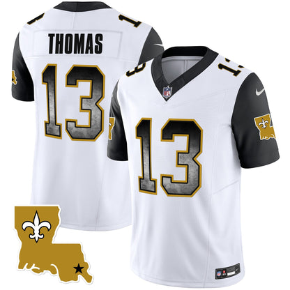 Saints 1987 Legacy Arch Smoke Jersey - All Stitched