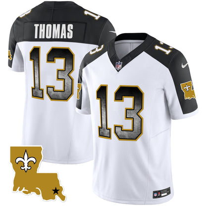 Saints 1987 Legacy Arch Smoke Jersey - All Stitched