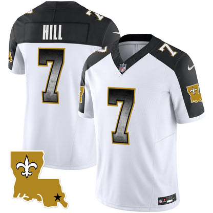 Saints 1987 Legacy Arch Smoke Jersey - All Stitched