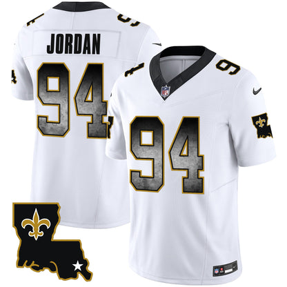 Saints 1987 Legacy Arch Smoke Jersey - All Stitched