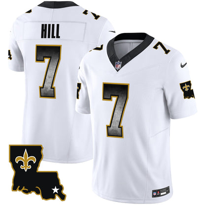 Saints 1987 Legacy Arch Smoke Jersey - All Stitched