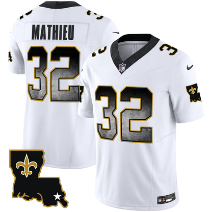 Saints 1987 Legacy Arch Smoke Jersey - All Stitched