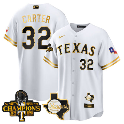 Texas Rangers 2023 World Series Champions Cool Base Jersey V2 - All Stitched