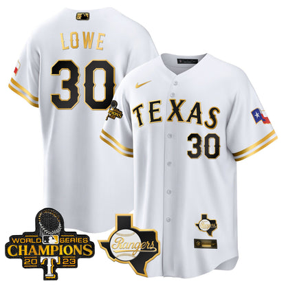 Texas Rangers 2023 World Series Champions Cool Base Jersey V2 - All Stitched