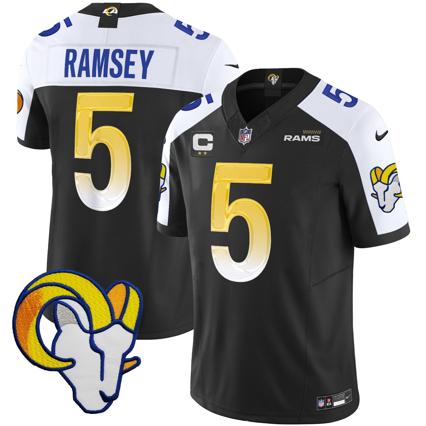 Rams Vapor Limited Jersey V2 - All Stitched