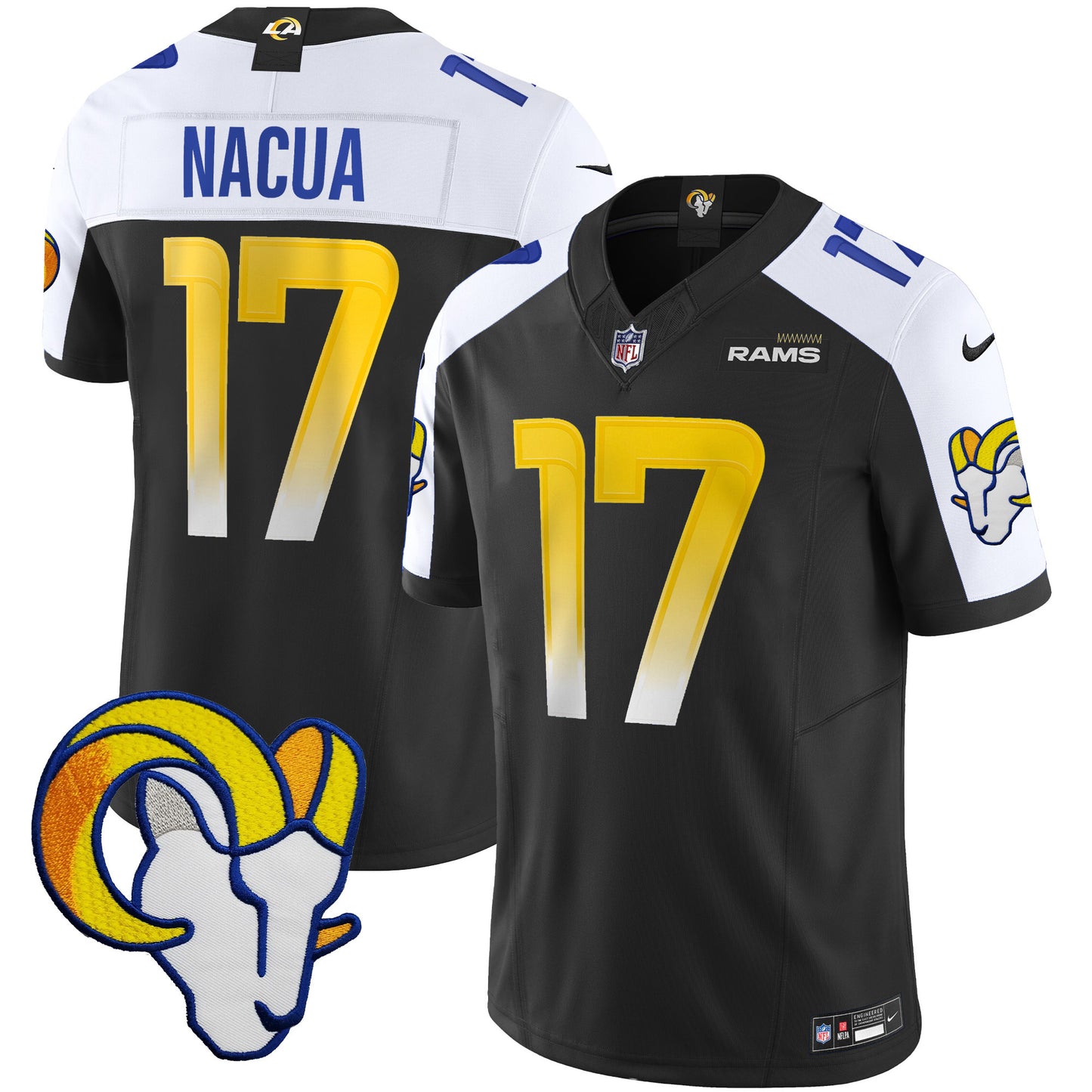 Rams Vapor Limited Jersey V2 - All Stitched