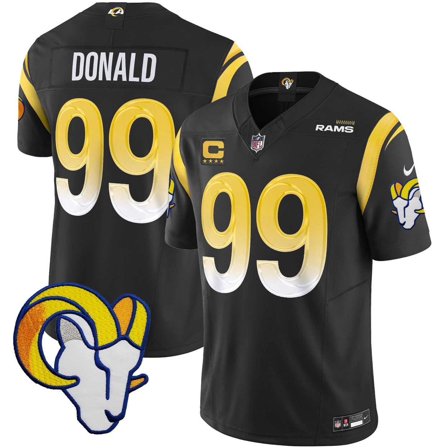 Rams Vapor Limited Jersey V2 - All Stitched