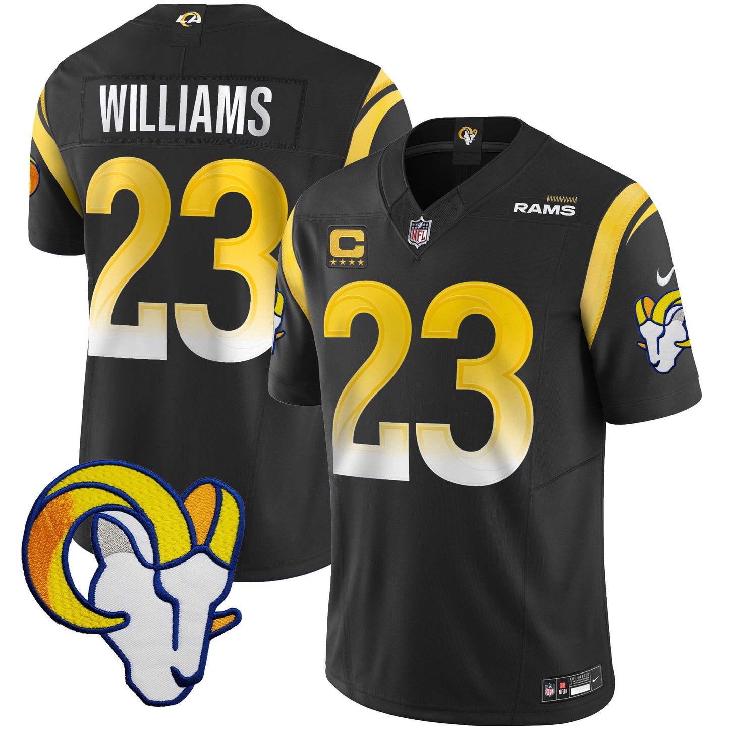 Rams Vapor Limited Jersey V2 - All Stitched