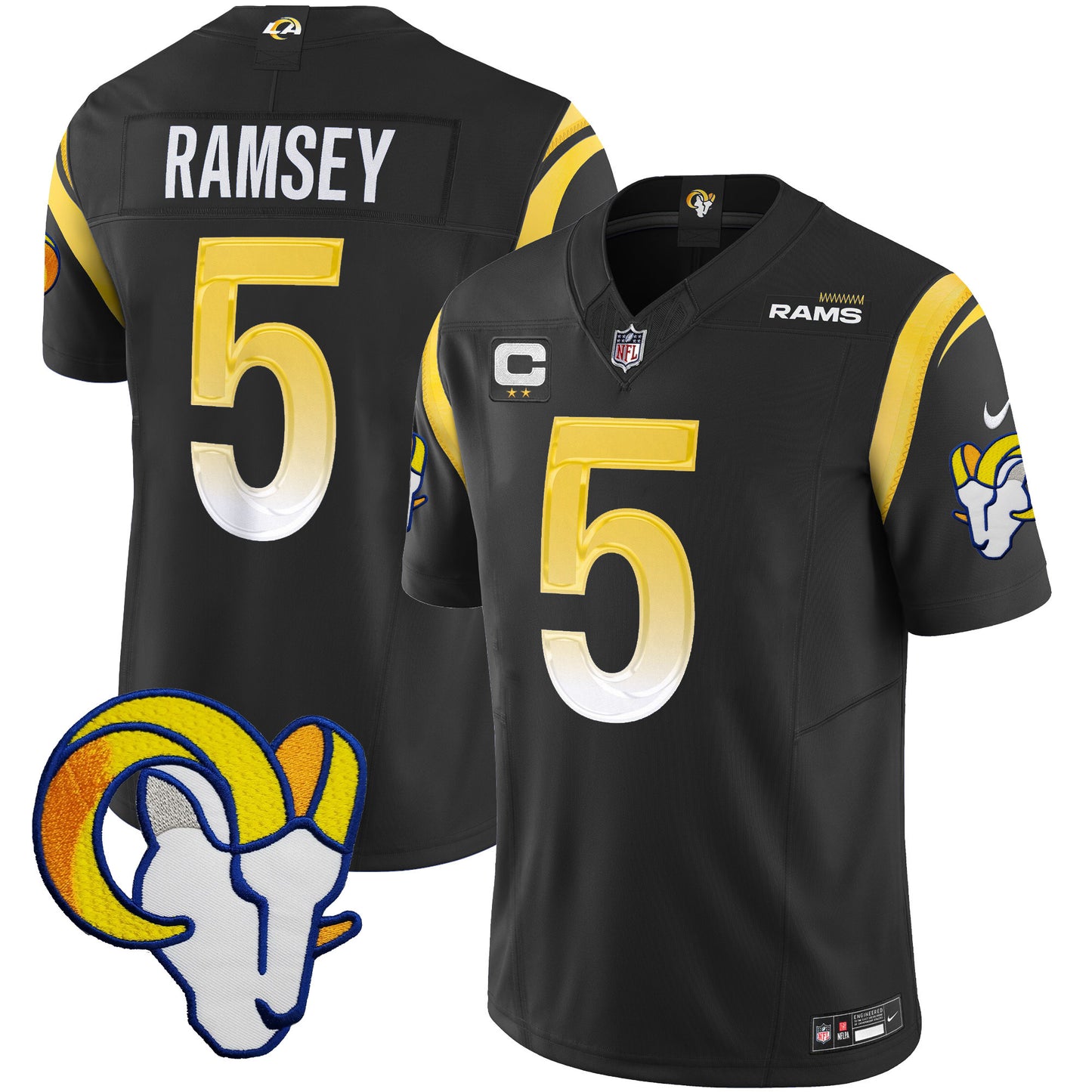 Rams Vapor Limited Jersey V2 - All Stitched