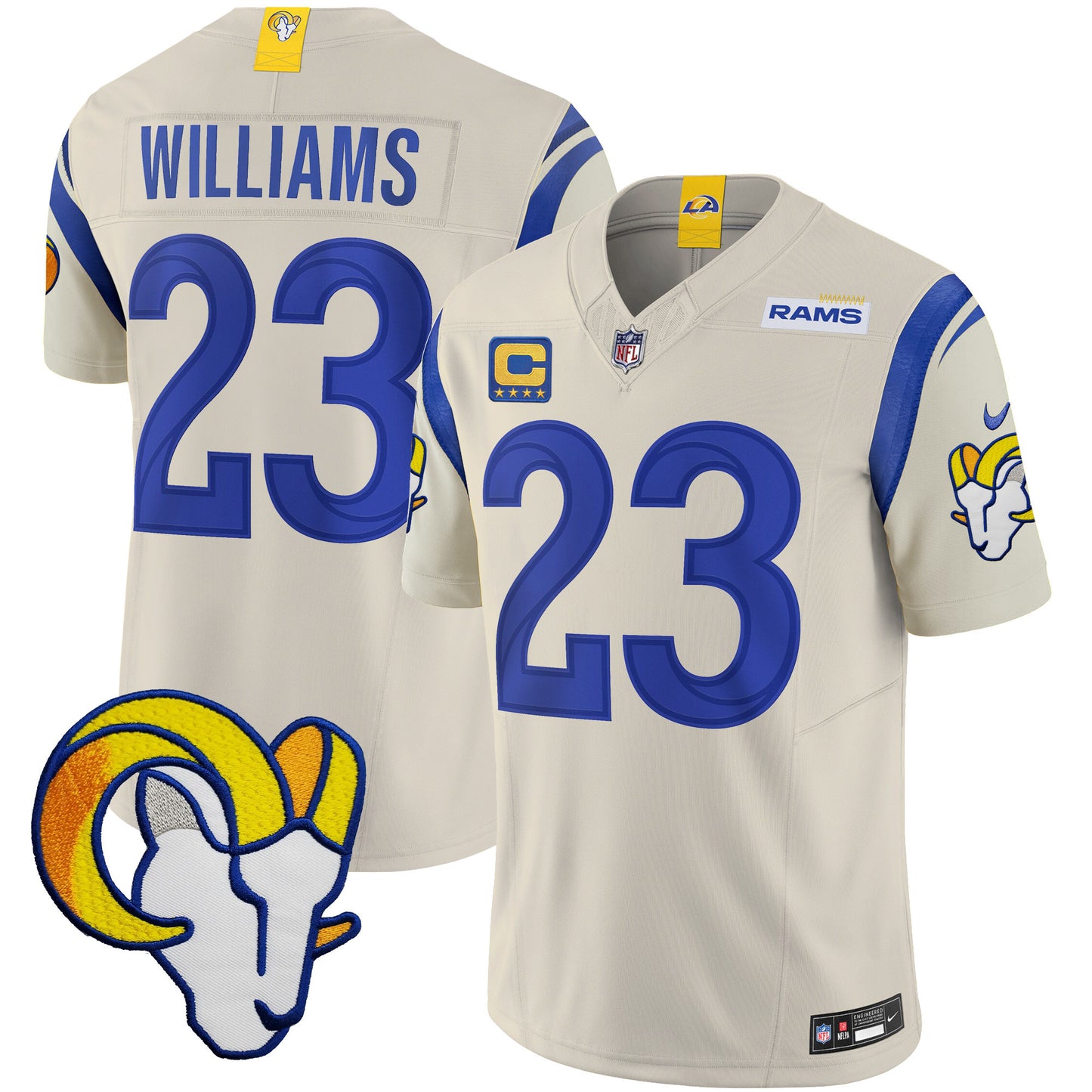 Rams Vapor Limited Jersey V2 - All Stitched