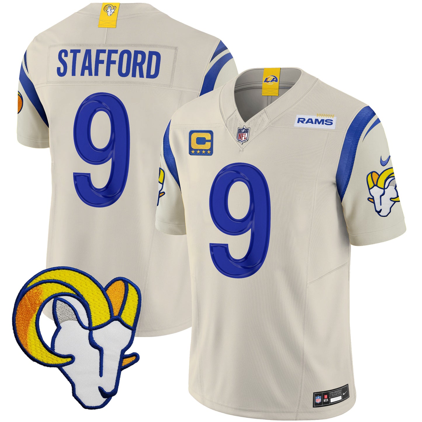 Rams Vapor Limited Jersey V2 - All Stitched