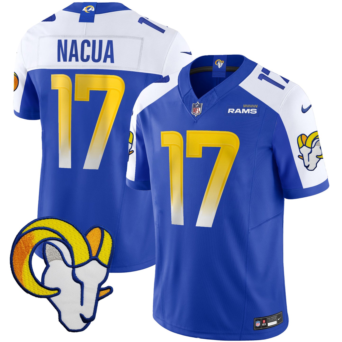 Rams Vapor Limited Jersey V2 - All Stitched