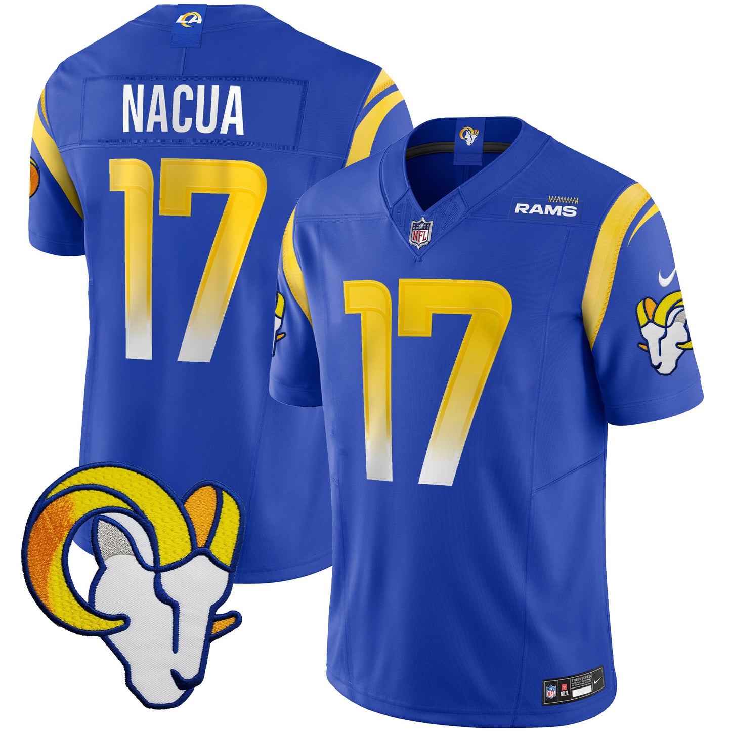 Rams Vapor Limited Jersey V2 - All Stitched