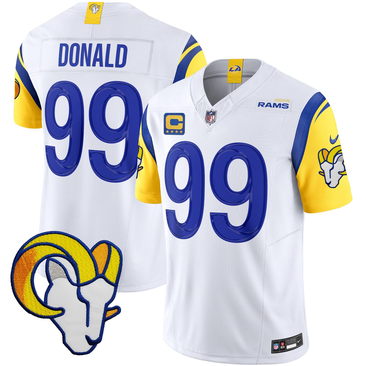 Rams Vapor Limited Jersey V2 - All Stitched