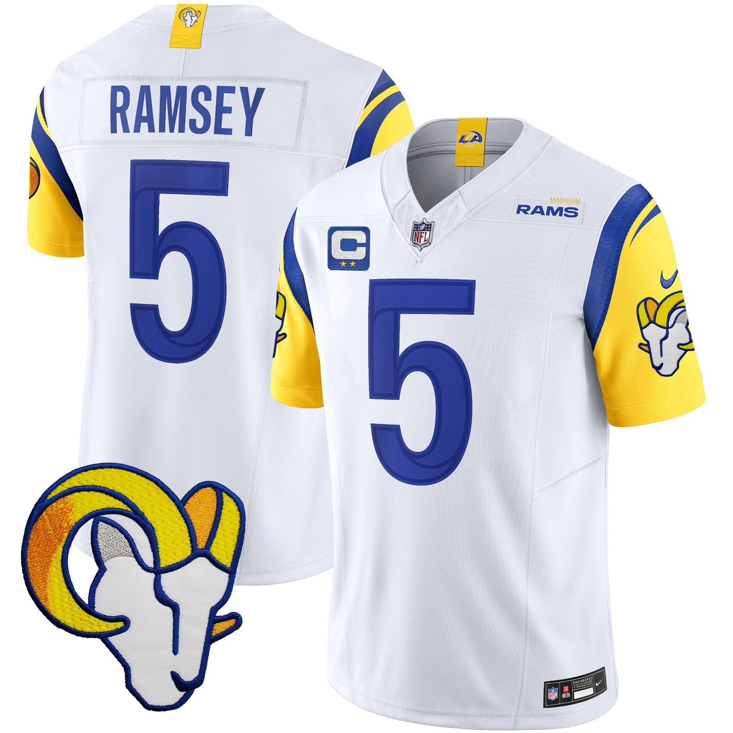 Rams Vapor Limited Jersey V2 - All Stitched