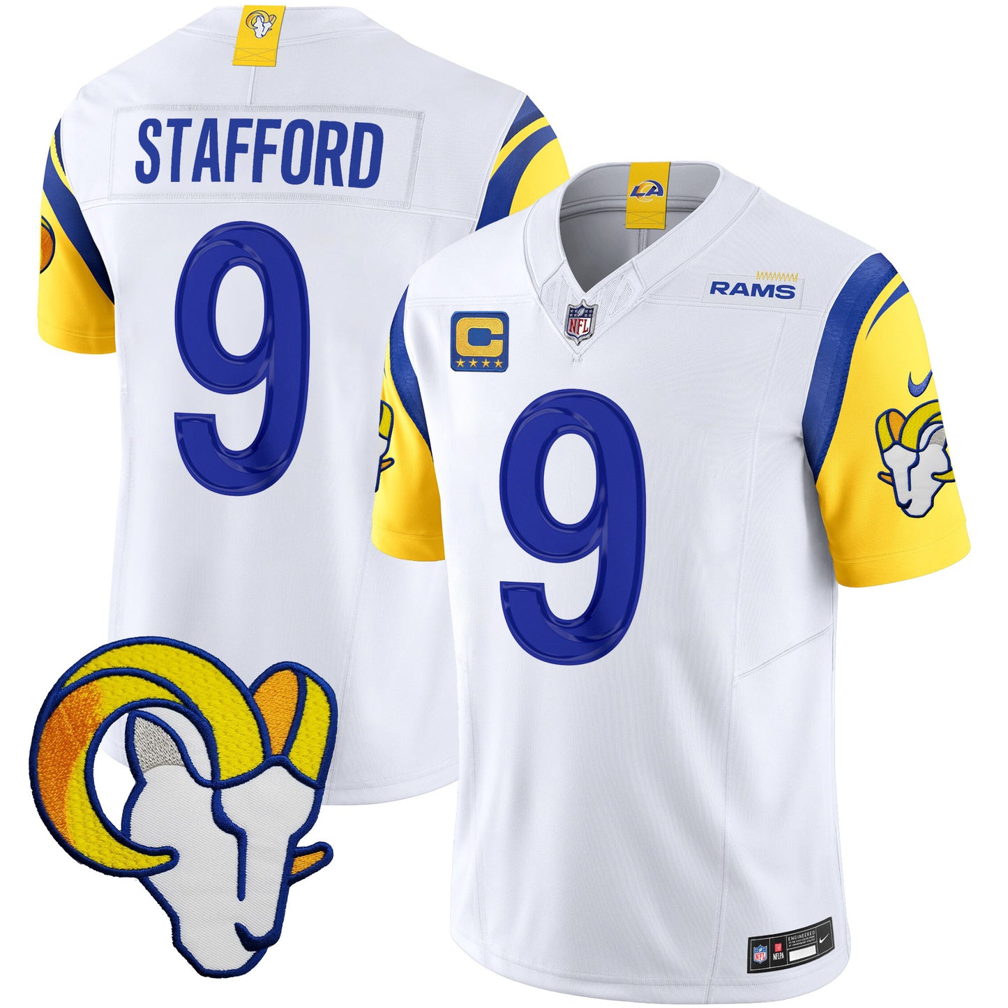 Rams Vapor Limited Jersey V2 - All Stitched