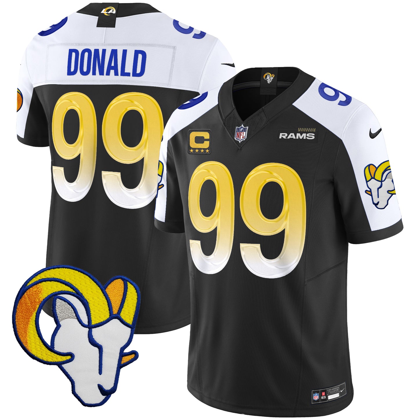 Rams Vapor Limited Jersey V2 - All Stitched