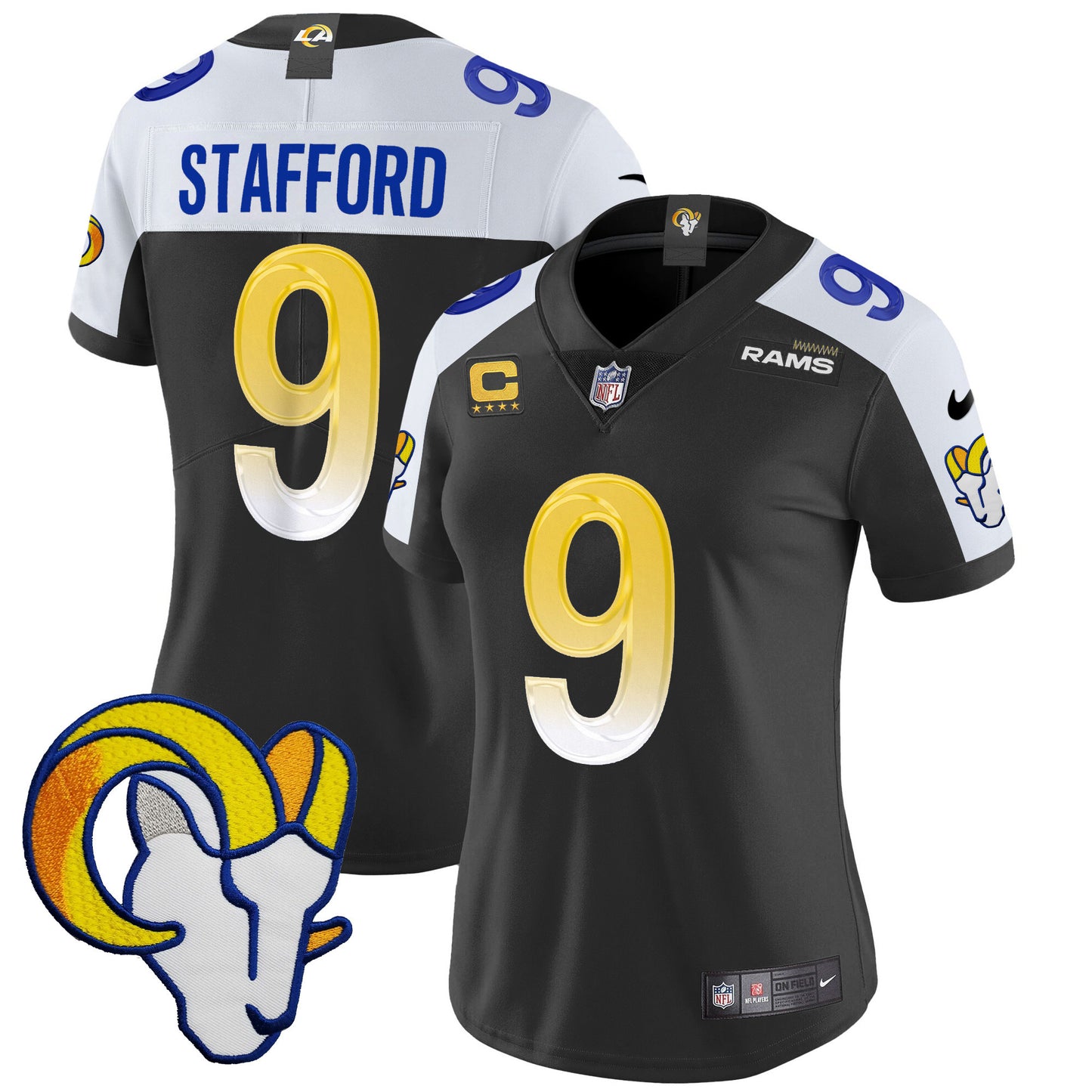 Women's Rams Vapor Limited Jersey V2 - All Stitched