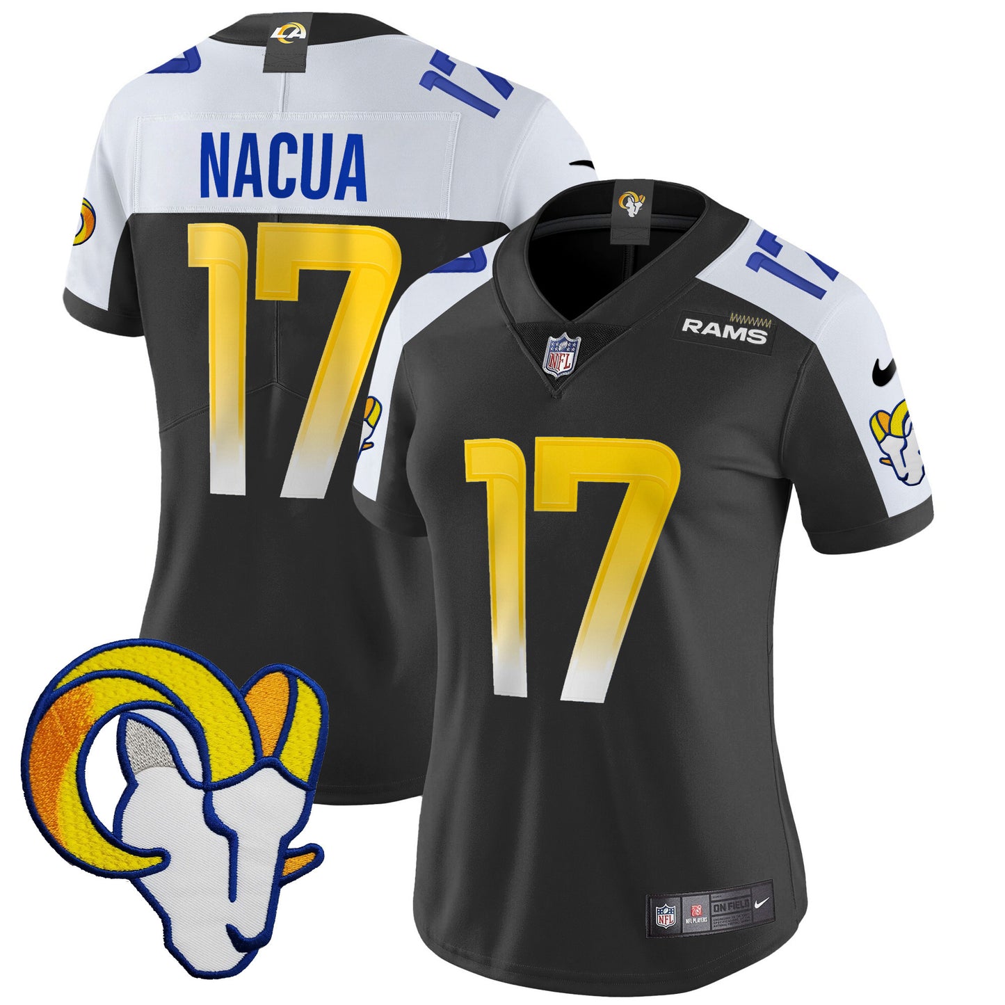 Women's Rams Vapor Limited Jersey V2 - All Stitched