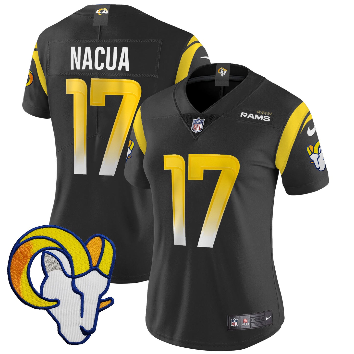 Women's Rams Vapor Limited Jersey V2 - All Stitched