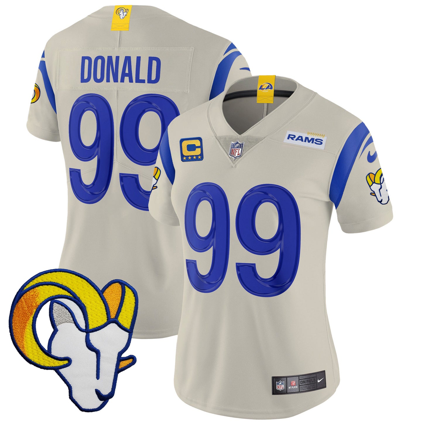 Women's Rams Vapor Limited Jersey V2 - All Stitched