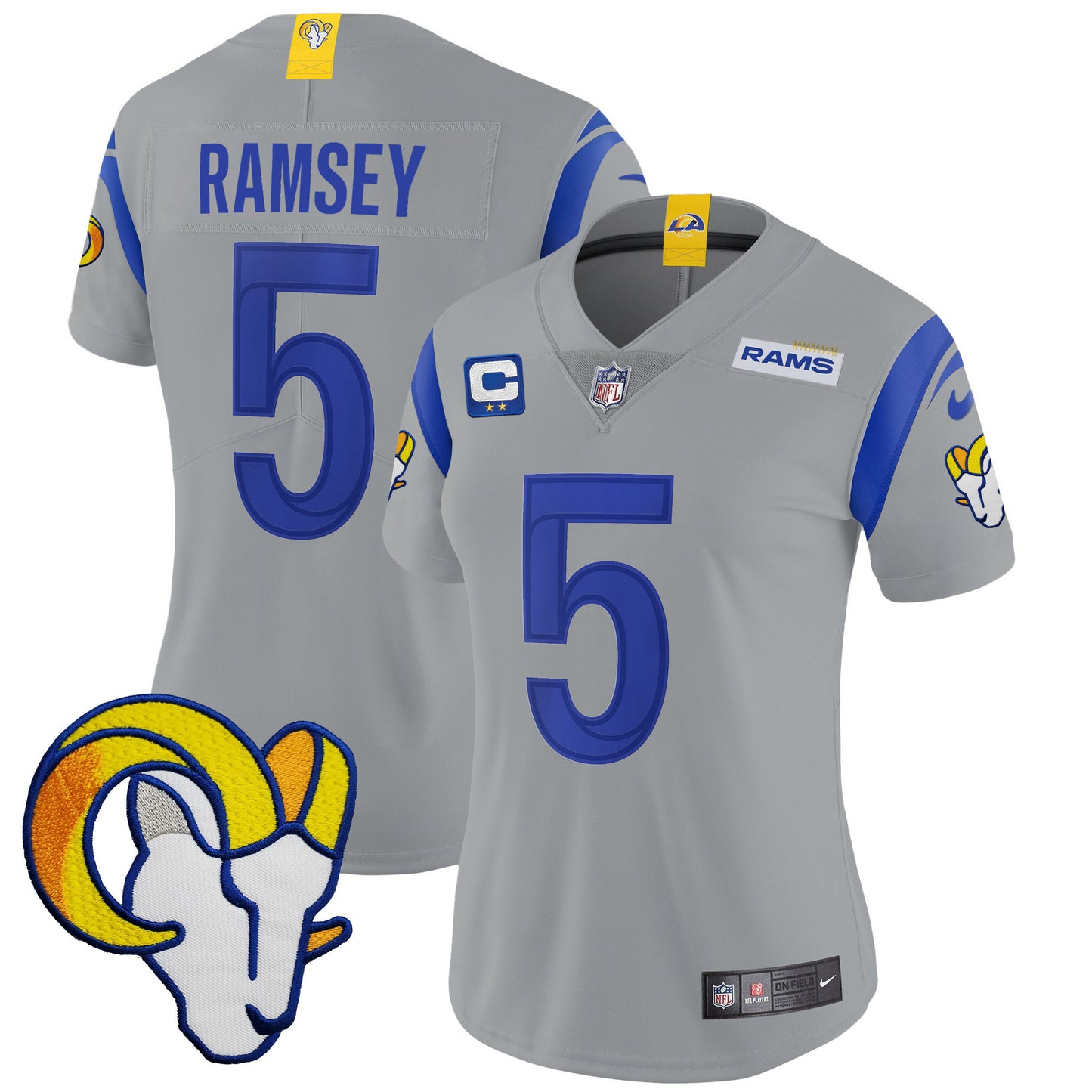 Women's Rams Vapor Limited Jersey V2 - All Stitched