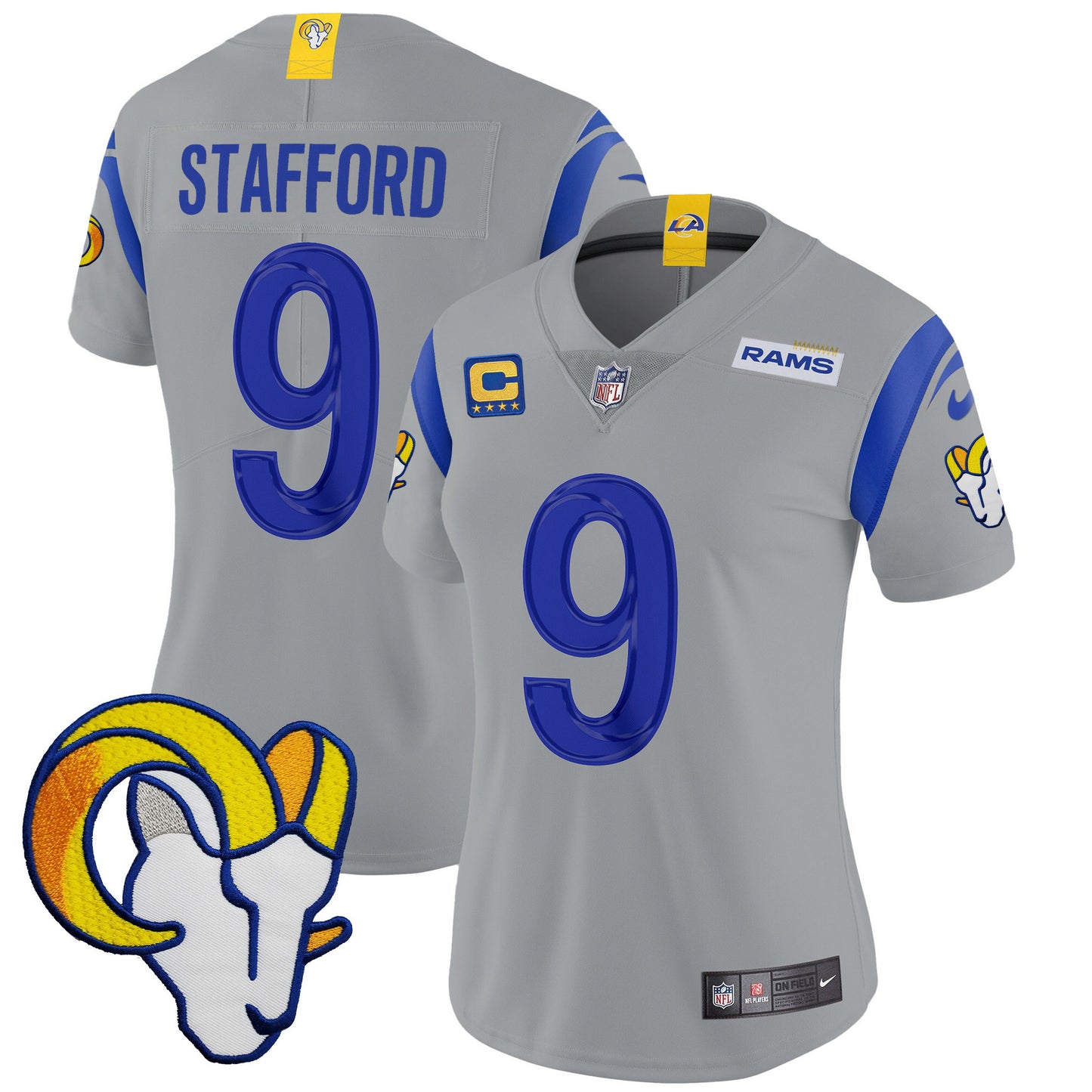 Women's Rams Vapor Limited Jersey V2 - All Stitched