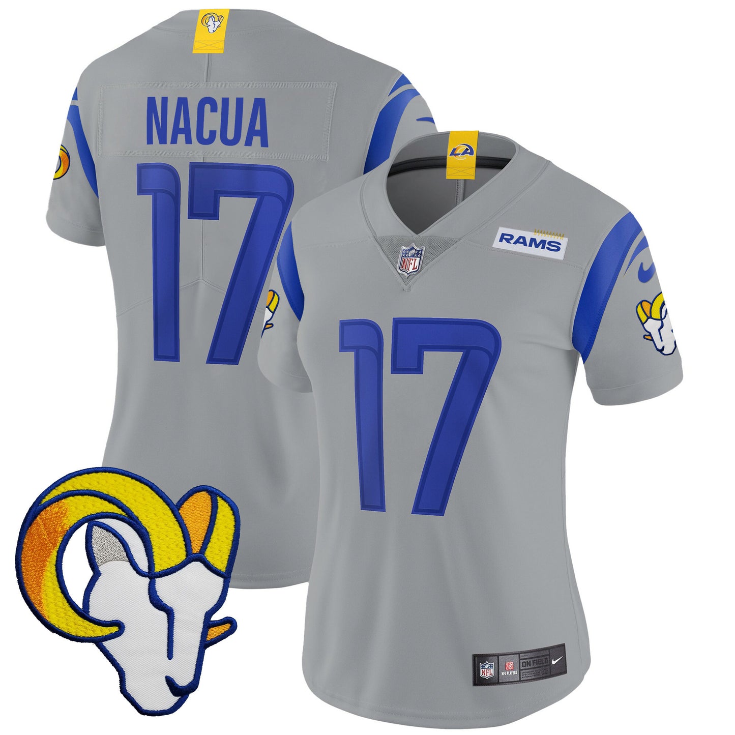 Women's Rams Vapor Limited Jersey V2 - All Stitched