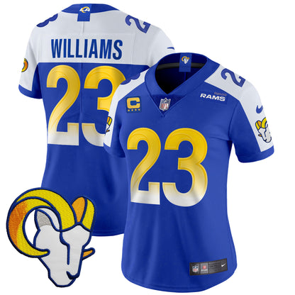 Women's Rams Vapor Limited Jersey V2 - All Stitched