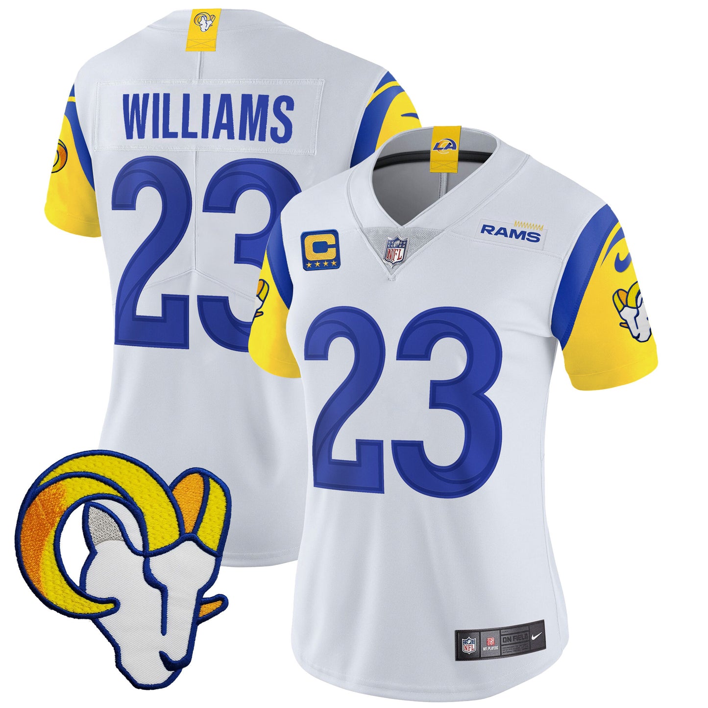 Women's Rams Vapor Limited Jersey V2 - All Stitched