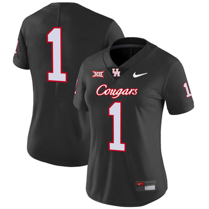 Women's Houston Cougars 2023 Oilers Inspired Vapor Jersey V4 - All Stitched