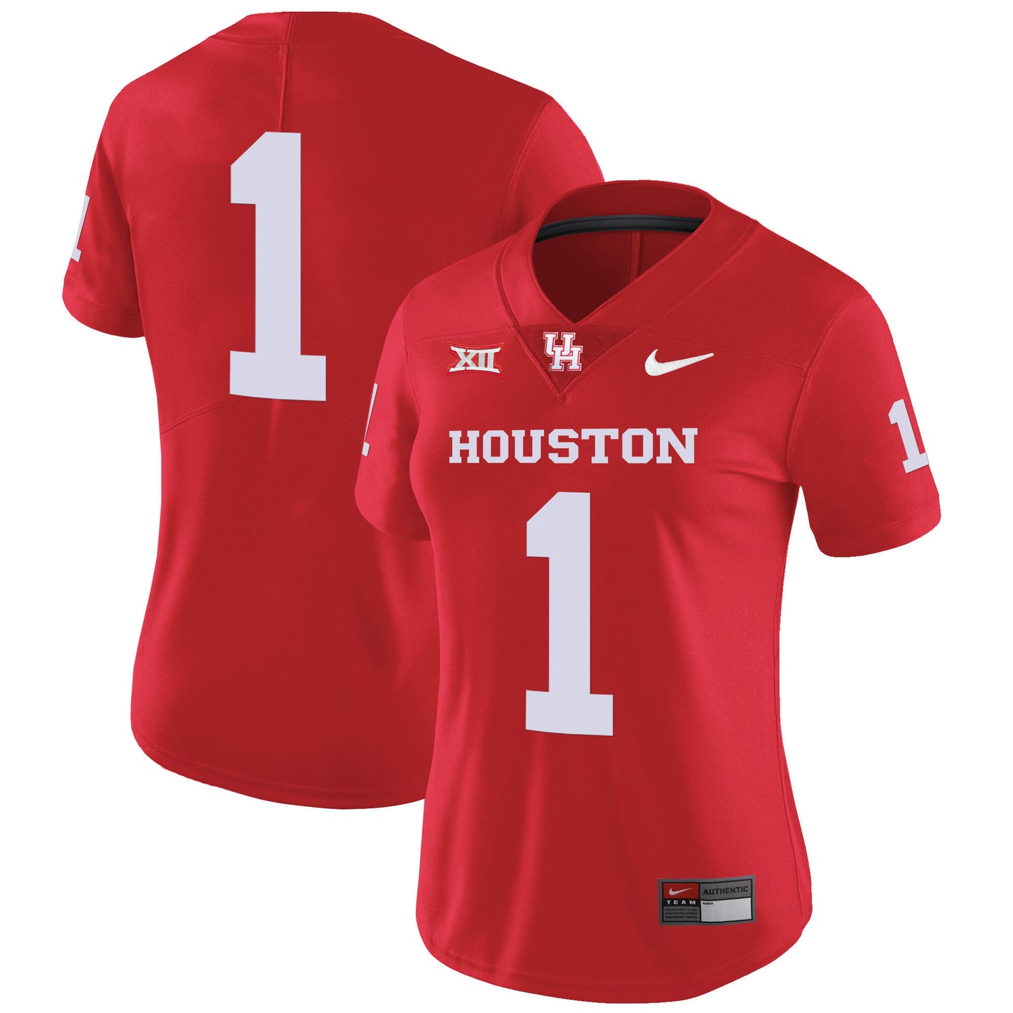 Women's Houston Cougars 2023 Oilers Inspired Vapor Jersey V4 - All Stitched