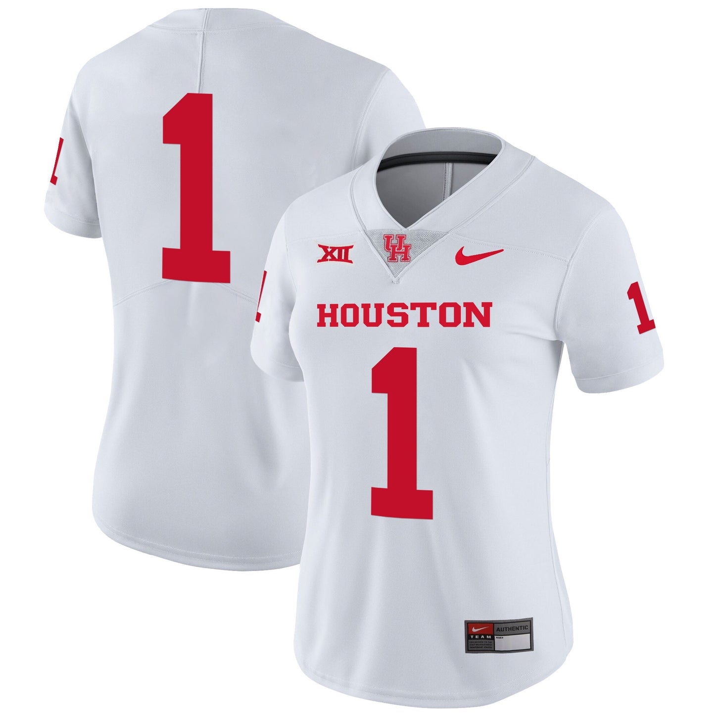 Women's Houston Cougars 2023 Oilers Inspired Vapor Jersey V4 - All Stitched