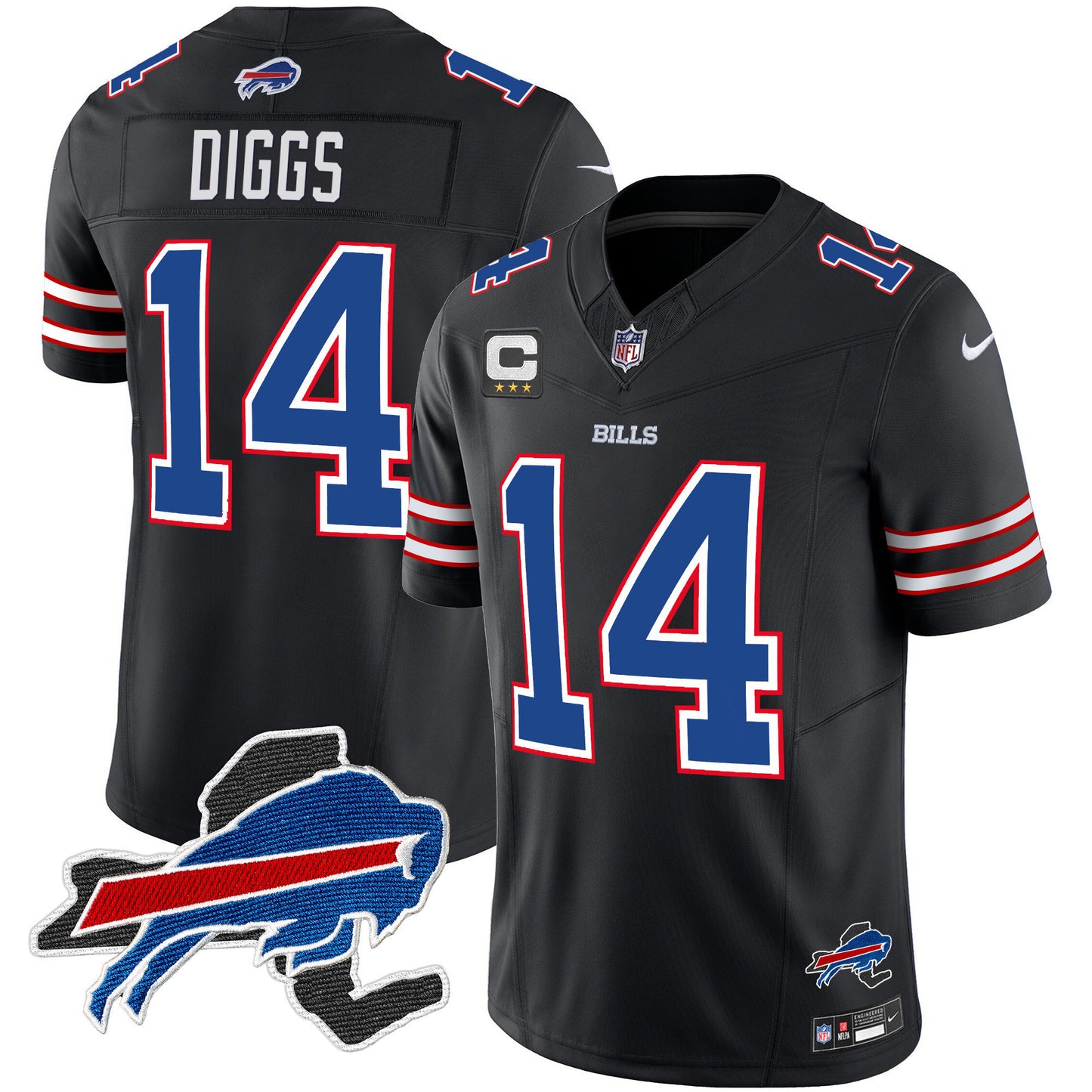 Bills New York Patch Vapor Limited Jersey - All Stitched